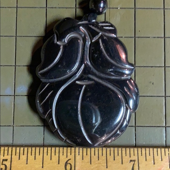 Vintage 32” hematite necklace - Picture 2 of 4